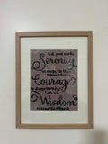 Serenity Prayer Diamond Art