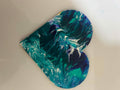Paint Pour Fridge Magnet No. 6 — Handmade Original Art