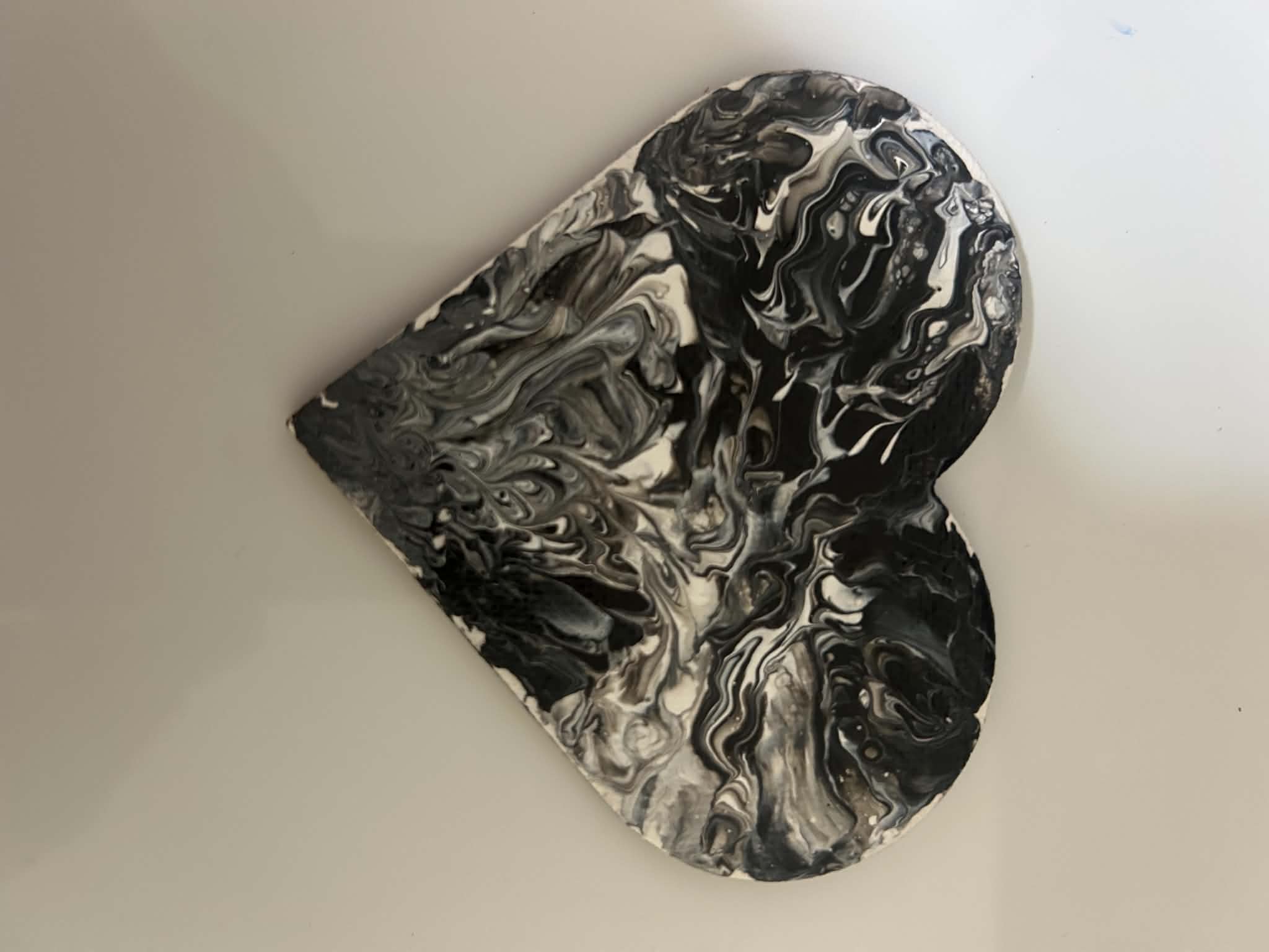 Paint Pour Fridge Magnet No. 7 — Handmade Original Art
