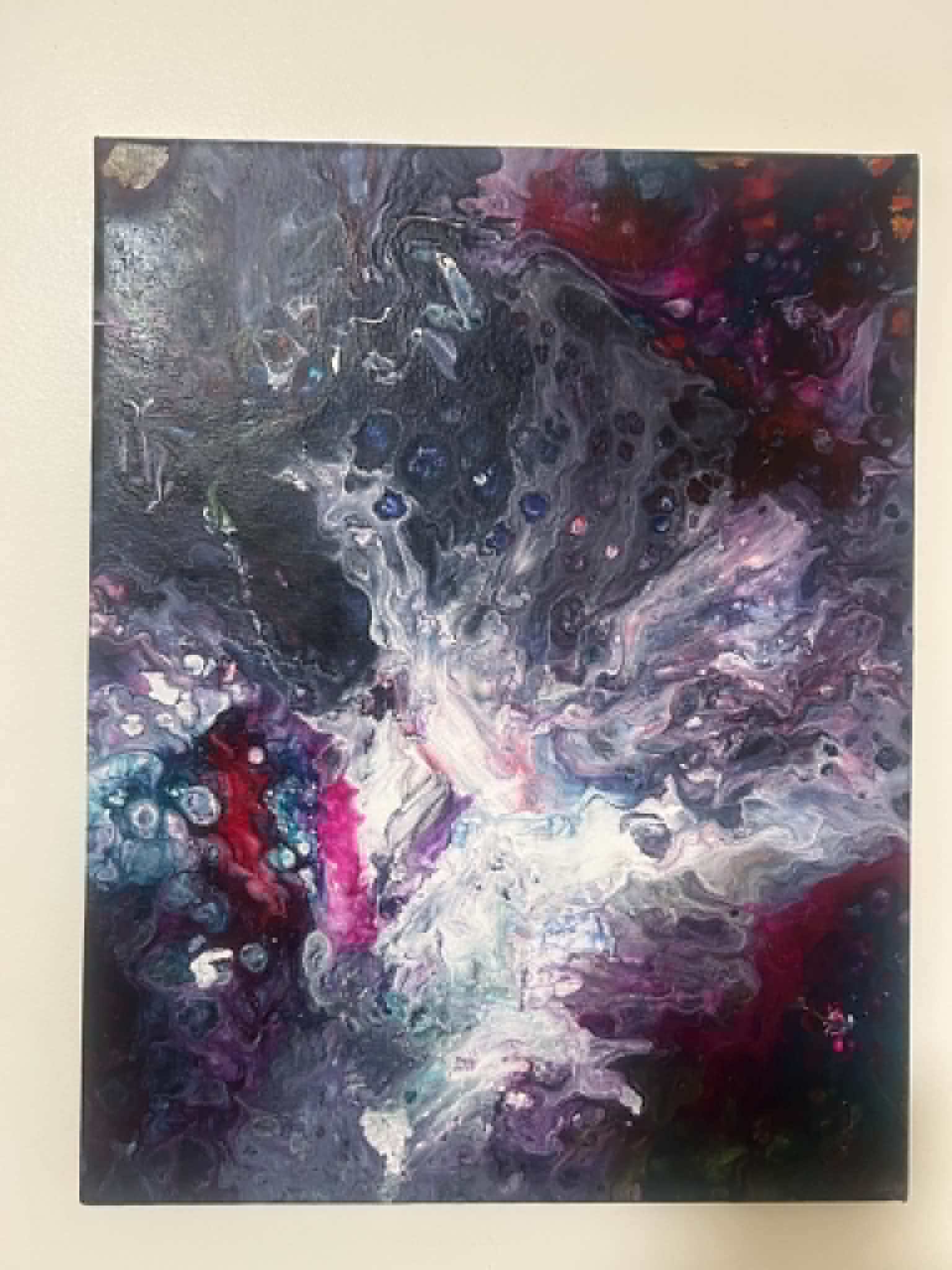 Chaos & Grace — Original Paint Pour Canvas Art