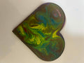 Paint Pour Fridge Magnet No. 4 — Handmade Original Art