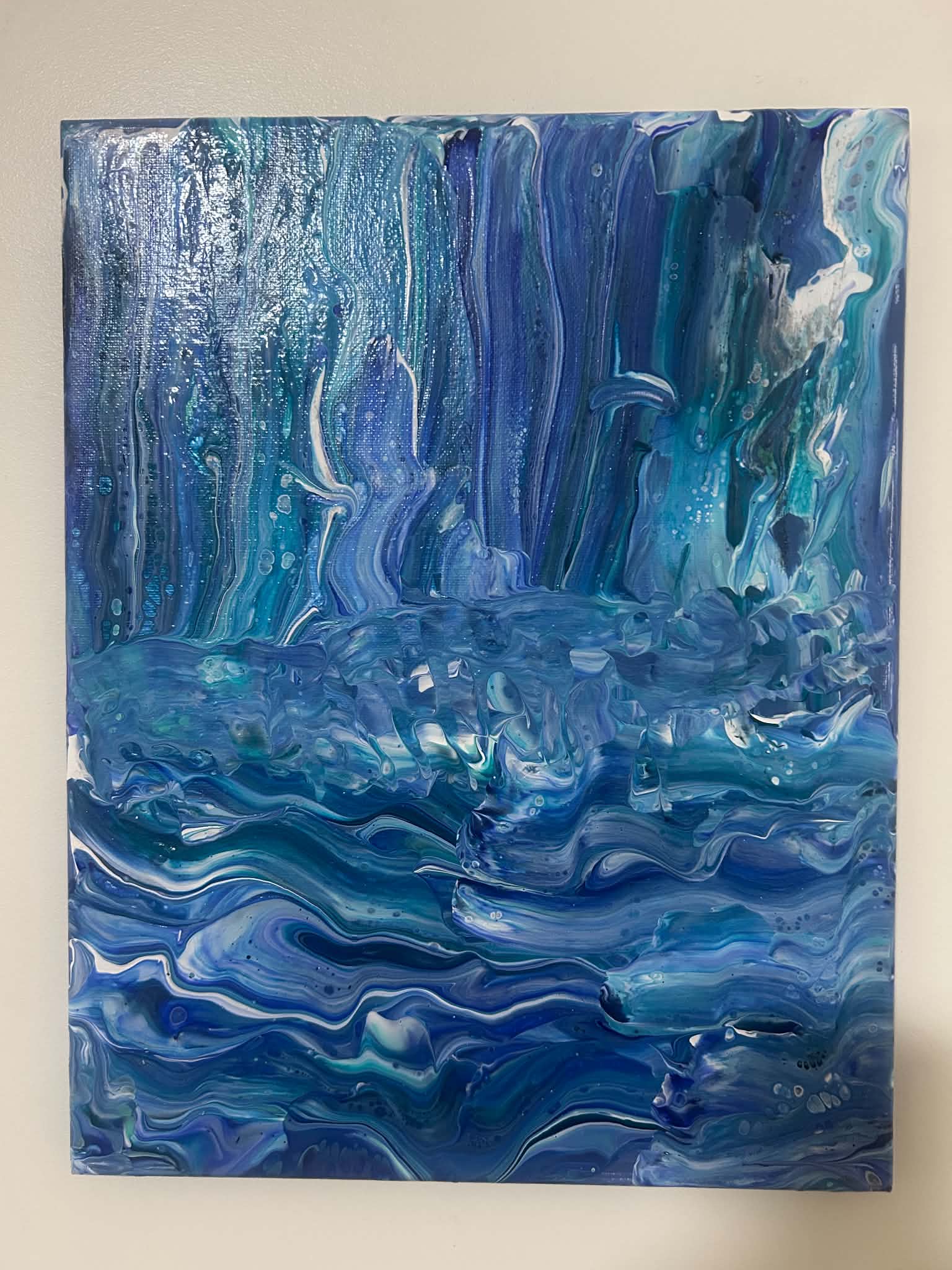 River Run — Original Paint Pour Canvas Art