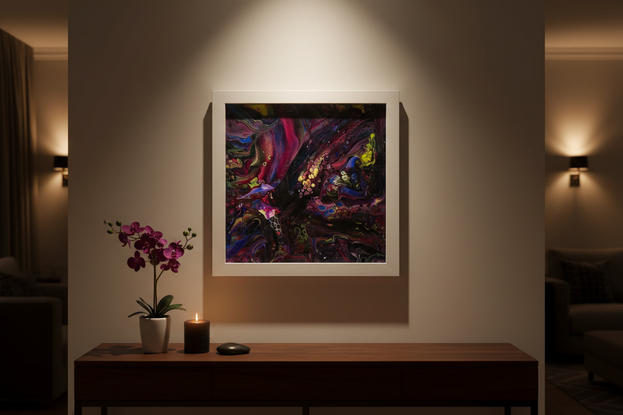 Cell Pop Paint Pour lifestyle