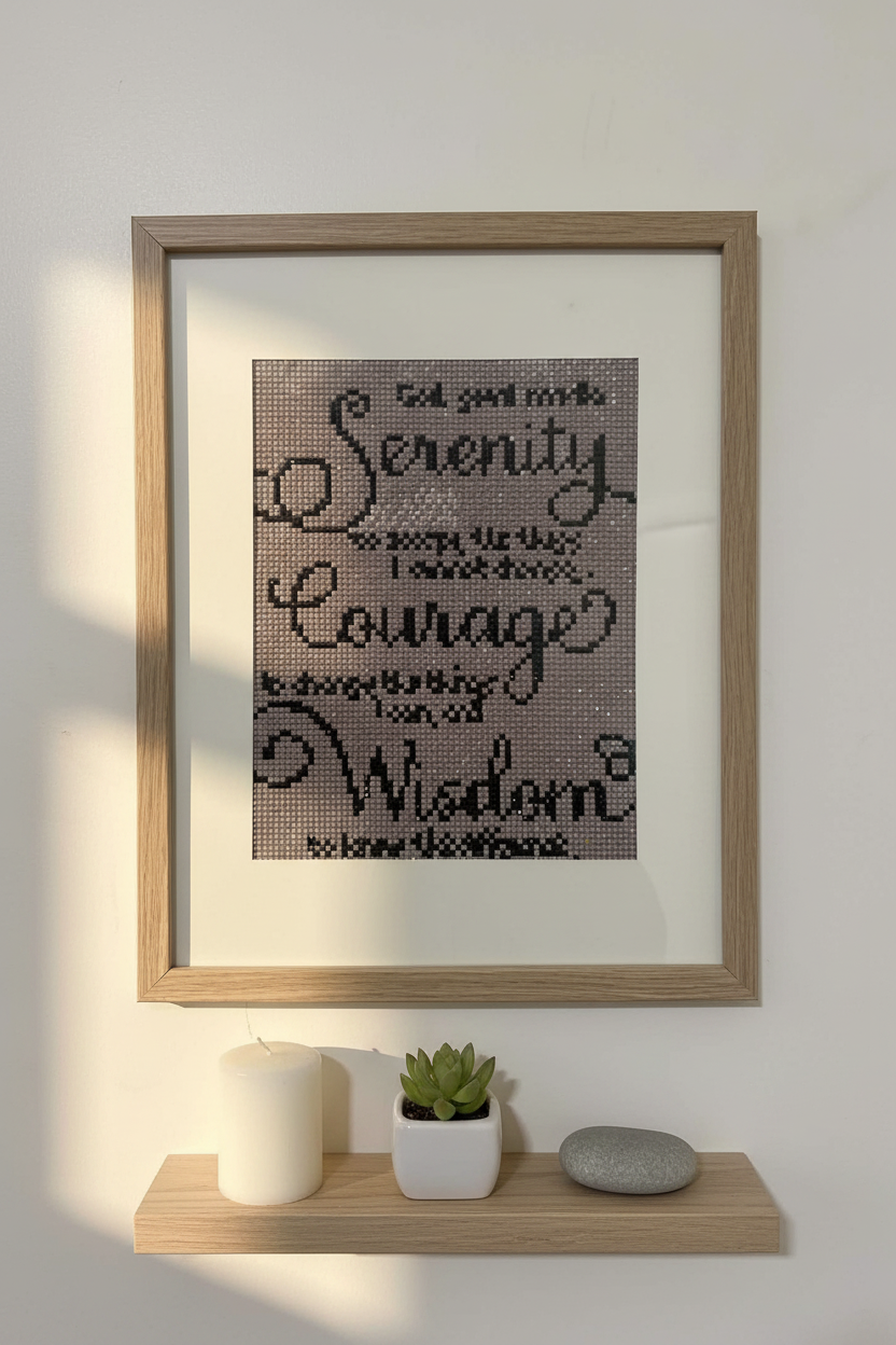 Serenity Prayer Diamond Art lifestyle